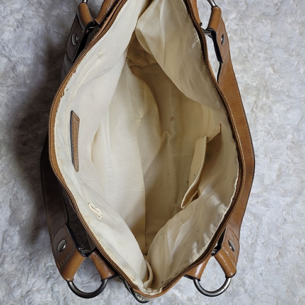 Relic Floral Patchwork Woven Spring Handbag Shoul… - image 6